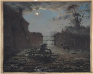 Farmyard by Moonlight