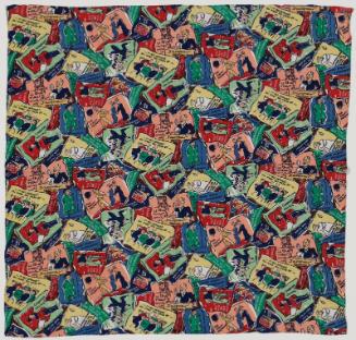 Woman's scarf: "Jacqmar presenting"
