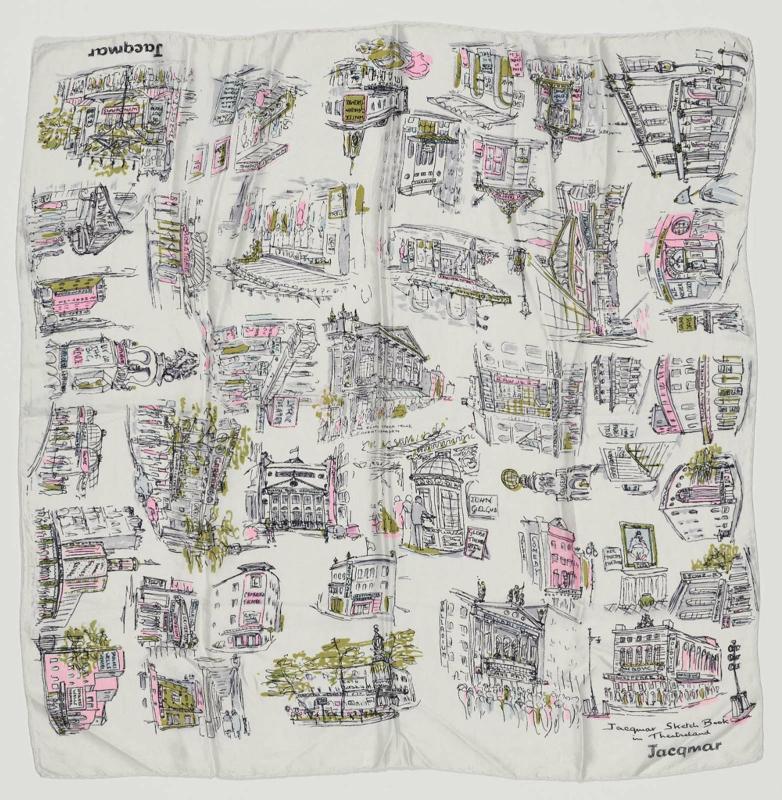 Woman's scarf: "Theatreland"