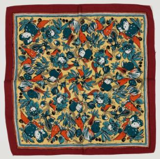 Woman's scarf: Vegetables