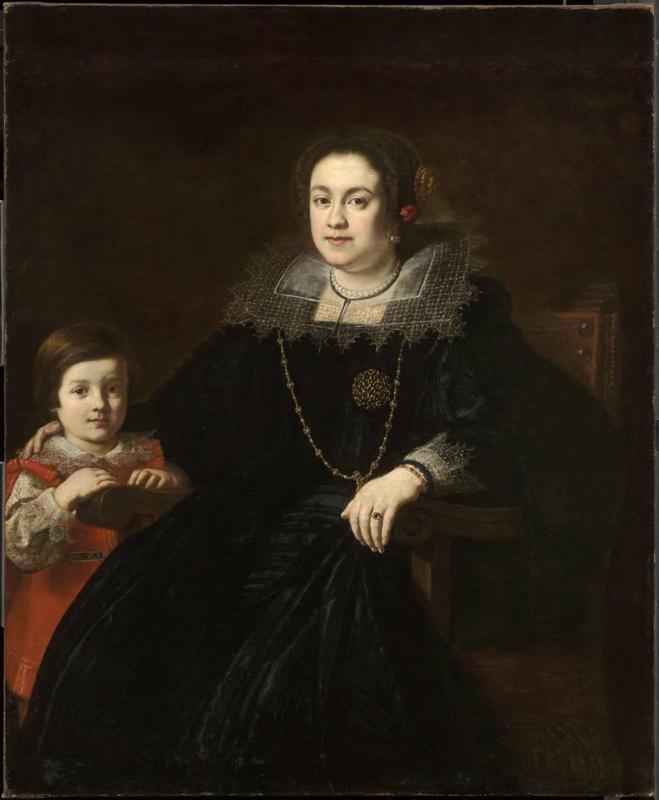 Portrait of a Woman and Her Son