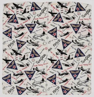 Woman's scarf: "Twelfth Air Force"