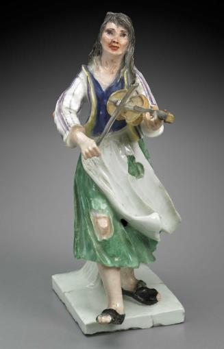 Figure of a mendicant musician