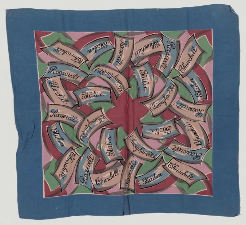 Woman's scarf: Allied leaders