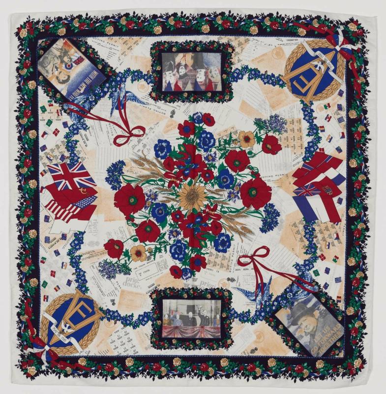 Woman's scarf: VE Day