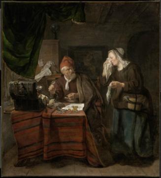 Usurer with a Tearful Woman
