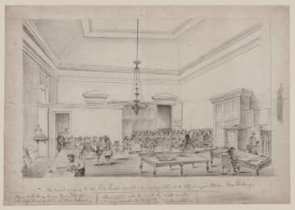 The Crowd Applying to Colonel T.B. Thorpe for Aid and Employment at the City Surveyor's Office, New Orleans