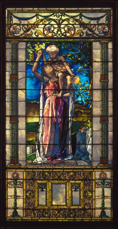 "The Infant Bacchus" window