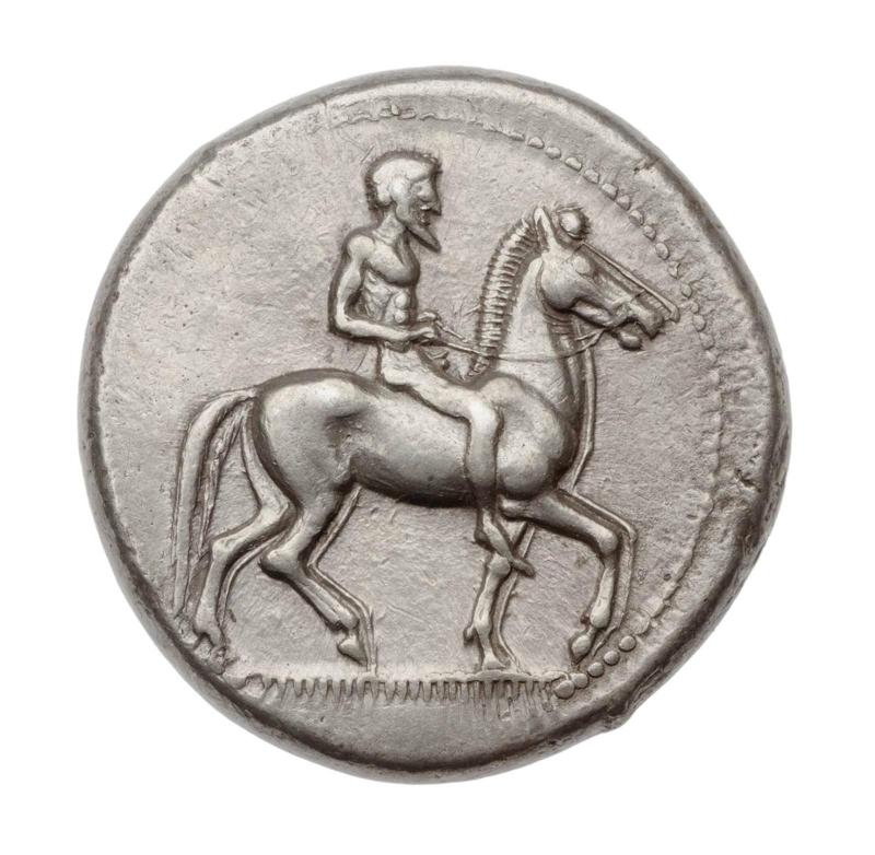 Didrachm of Syracuse with horse and rider