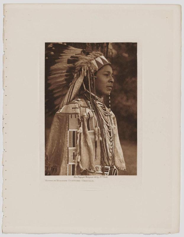 Youth in Holiday Costume - Umatilla