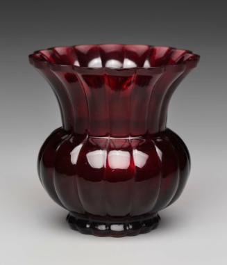 Fluted vase