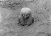 Statue of the Lady Sennuwy emerging, S 13-12-371 ( =MFA 14.720) toward N, front view