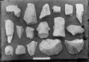 Statuette Fragments. 14-2-614 (MFA), 14-2-609 (=MFA 20.1205a-b), 14-2-609 (=MFA 20.1205a-b), 14…