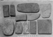 Stone paint Palettes: 14-1-901 (MFA), 14-1-899 (no), 14-2-255 (=MFA 20.1655), 14-2-170 (MFA), 1…