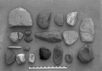 Misc. stones and colors.  13-12-258 (=MFA 13.5717) (pink sandstone (?)), 14-2-246 (=MFA 14.1278…