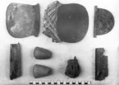 Kerma, Cemetery KN: Bronze axes, etc. From graves nos. KN 56 (?), 130 (16-4-1365), 170 (16-4-15…
