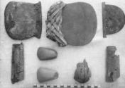 Kerma, Cemetery KN: Bronze axes, etc. From graves nos. KN 56 (?), 130 (16-4-1365), 170 (16-4-15…