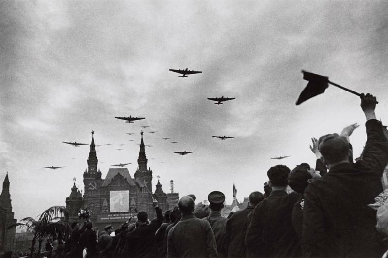Red Square Parade for the Cheluskin Polar Expedition