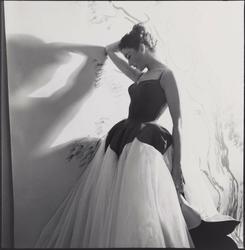 Model Wearing Charles James Dress