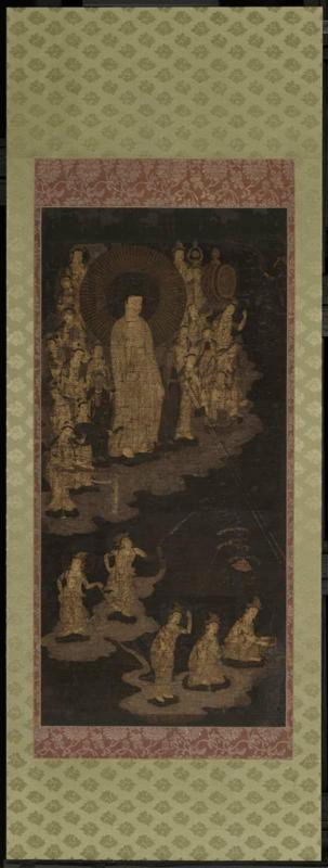 The Descent of Amida, the Buddha of Infinite Light, and the Twenty-Five Bodhisattvas