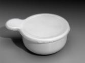 With plastic lid