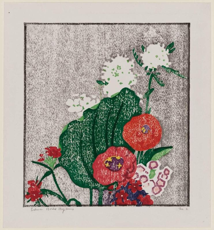 Zinnias and Sweet William