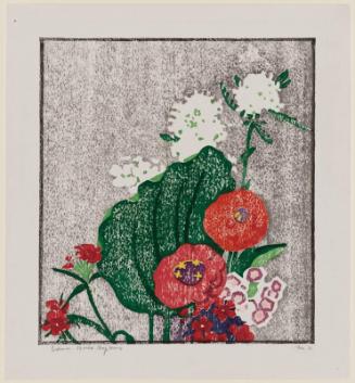 Zinnias and Sweet William