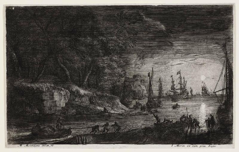 A Seascape in the Moonlight