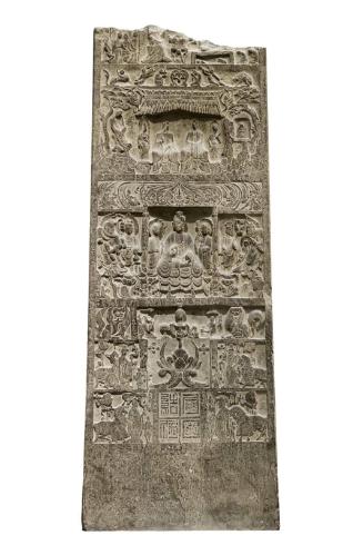 Buddhist votive stele