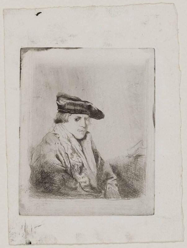 Young Man, Seated, in a Velvet Beret