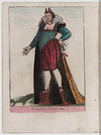 Diversarum nationum habitus centum et quator iconibus in aere incisis diligenter expressi: item ordines duo processionum, unus summi pontificis, alter ser. principis Venetiarum, opera Petri Bertellii. Apud Alciatum Alcia et P. Bertellium.