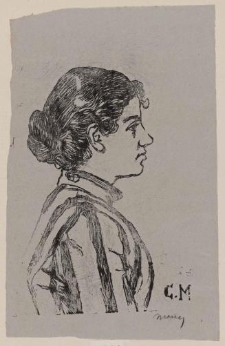Head of Woman, in profile