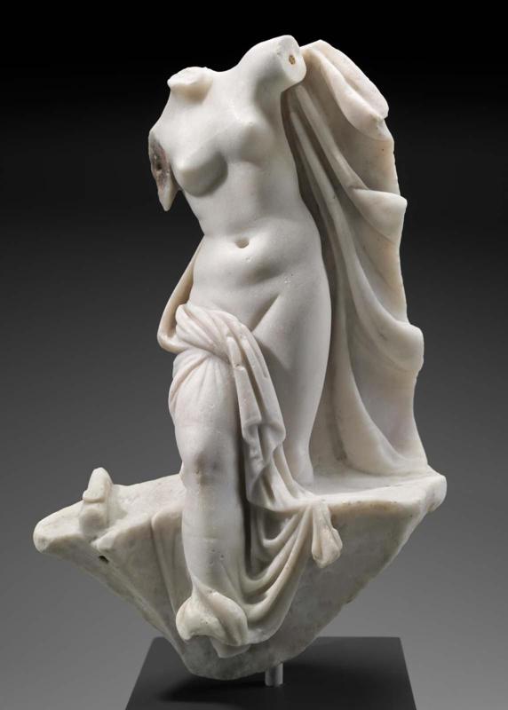 Statuette of Aphrodite emerging from the sea