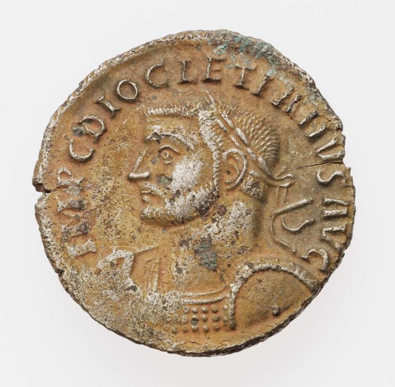 Follis with bust of Diocletian