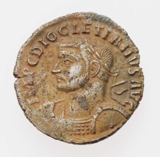 Follis with bust of Diocletian