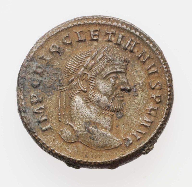 Follis with bust of Diocletian