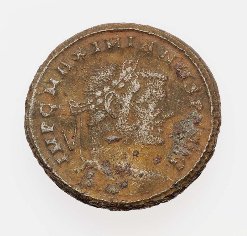 Follis with bust of Maximian I Herculius