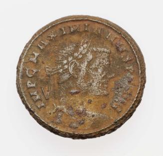 Follis with bust of Maximian I Herculius