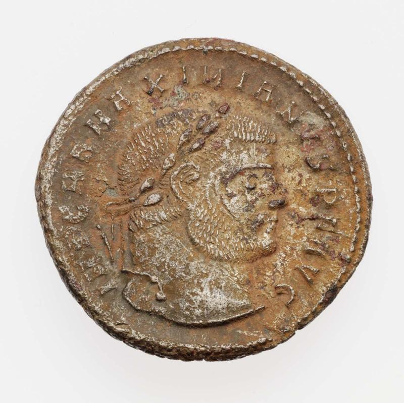 Follis with bust of Maximian I Herculius