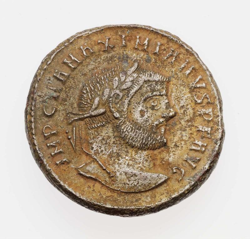 Follis with bust of Maximian I Herculius