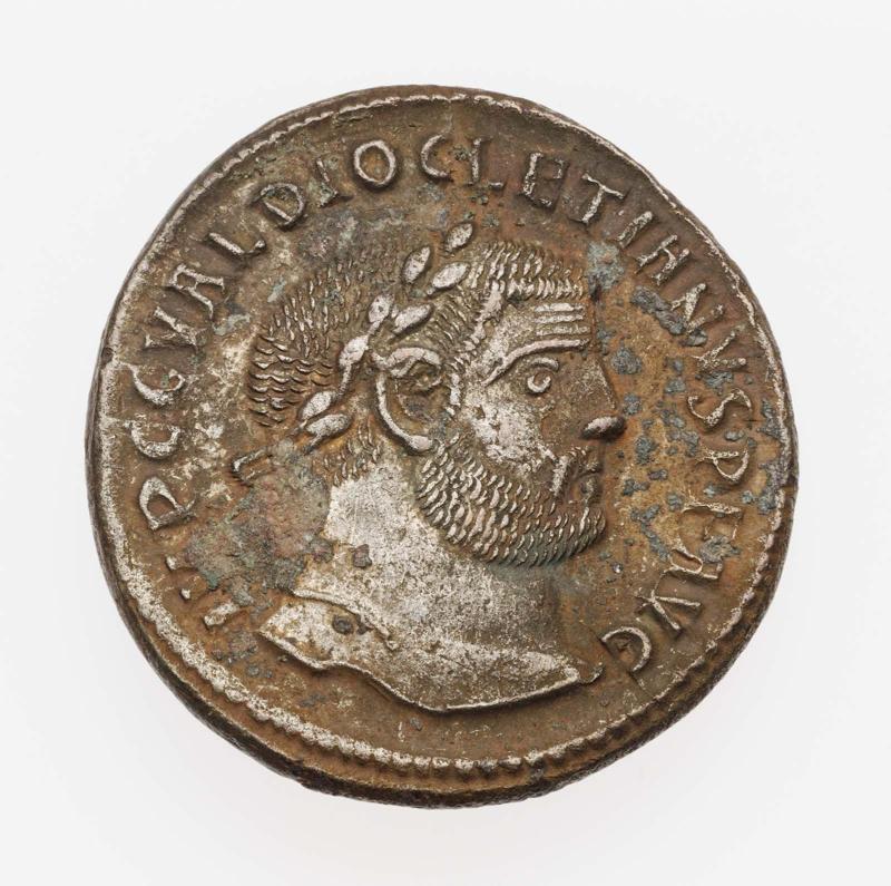 Follis with bust of Diocletian