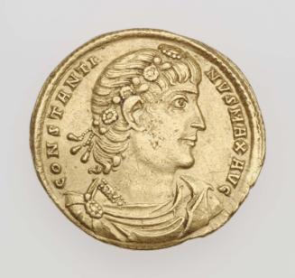 Solidus with bust of Constantine I