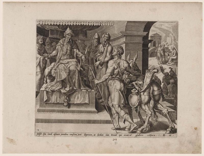 David Bringing Saul the Gifts from His Father