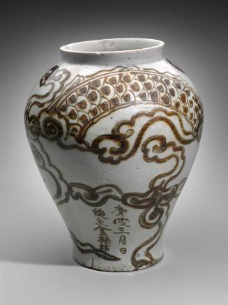 Jar with dragon and cloud