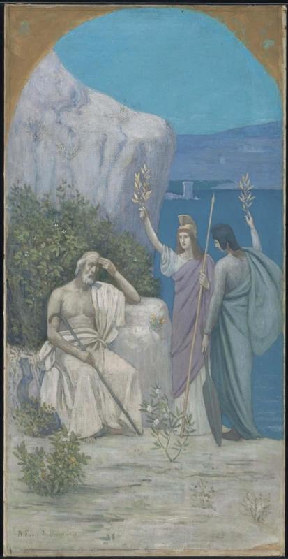 Homer: Epic Poetry (reduction of a mural in Boston Public Library)
