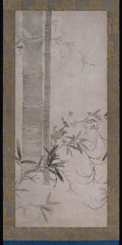 Sparrows and Bamboo