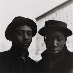 Untitled, [Close-Up Young Men with Hats], from East 100th Street series