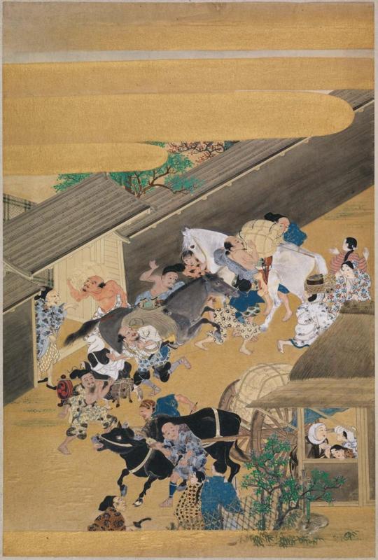 Section from an unidentified illustrated narrative