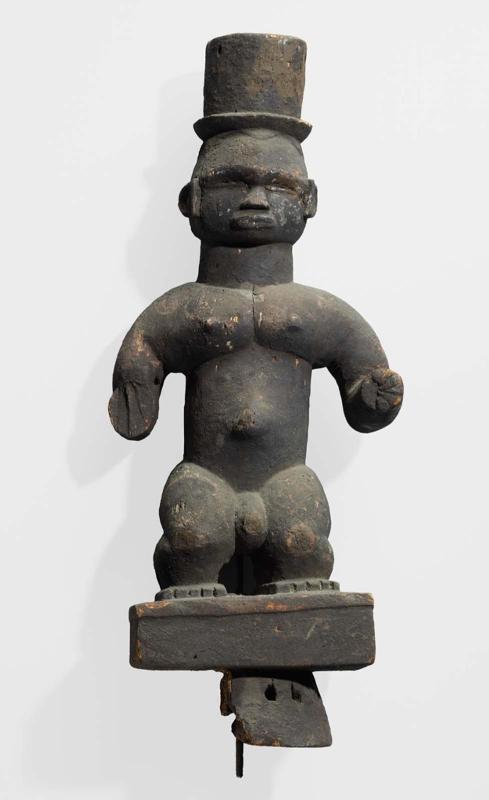Squatting figure