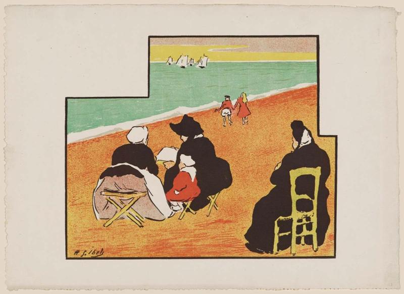 At the Shore  (Sur la plage) Program for Le Theatre LIbre